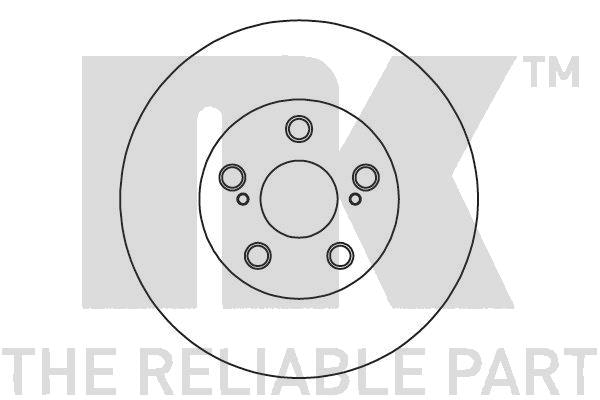 NF PARTS Jarrulevy 204572NF